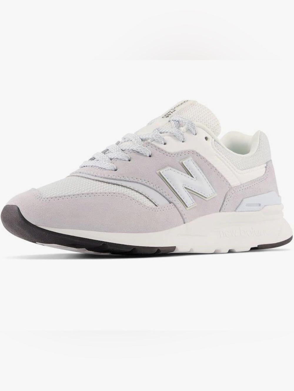 New Balance Women's Pale Lilac and White Casual Sneaker